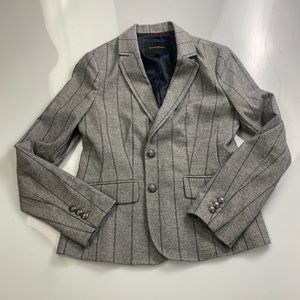 Banana Republic Gray Pinstripe Jacket